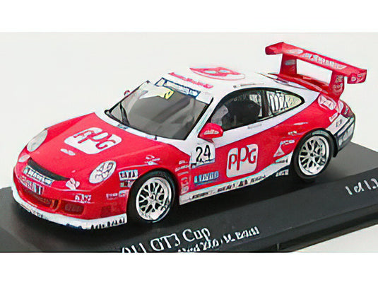 PORSCHE - 911 GT3 N 24 CARRERA CUP DEUTSCHLAND 2006 M.BRUCKL - RED WHITE /Minichamps 1/43 ミニカー