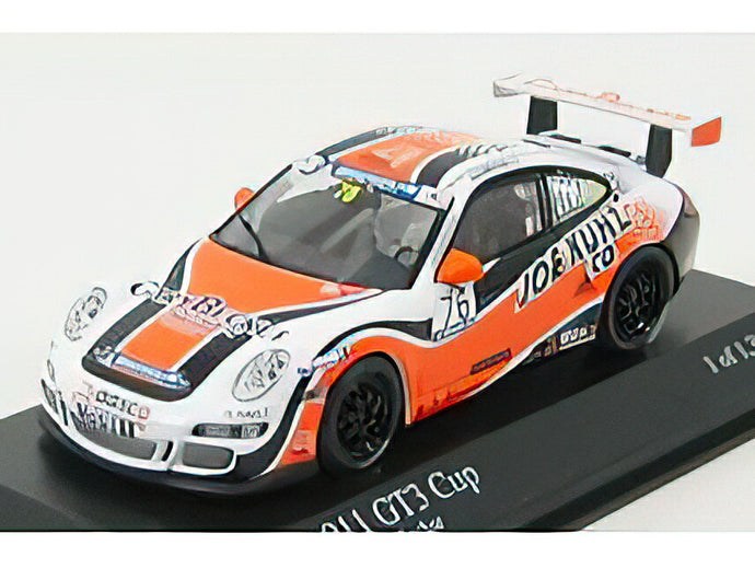 PORSCHE - 911 997 GT3 N 76 AASCO G.D. BECKER SUPERCUP 2006 - ORANGE WHITE BLACK /Minichamps 1/43 ミニカー