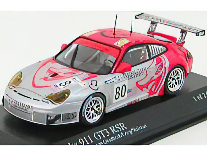 PORSCHE - 911 GT3RS N 80 FLYING LIZARD 24h LE MANS 2006 SEIKEL COLLINS - SILVER RED /Minichamps 1/43 ミニカー