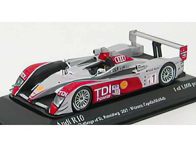 AUDI - R10 N 1 WINNER SPORTS CAR CHALLENGE OF ST. PETERSBURG 2007 - CAPELLO McNISH - SILVER RED /Minichamps 1/43 ミニカー