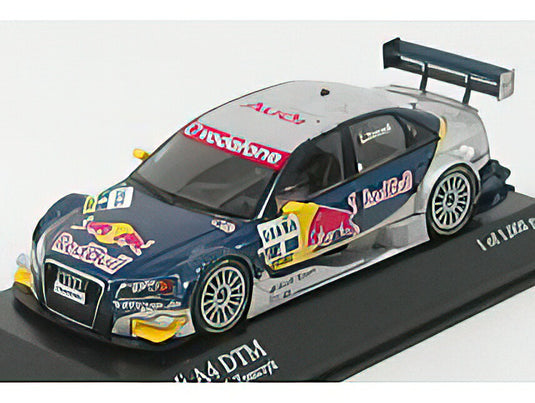 AUDI - A4 N 4 RED BULL DTM 2007 M.TOMCZYK - BLUE SILVER /Minichamps 1/43 ミニカー