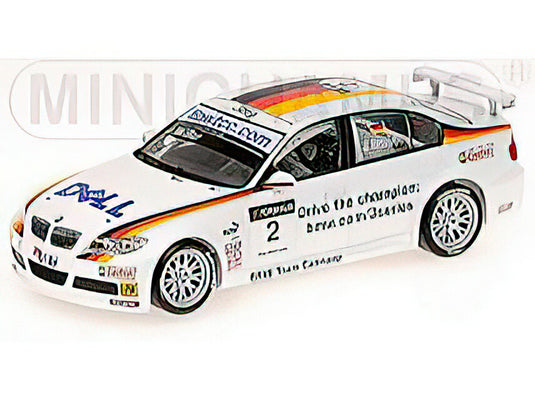 BMW - 320si N 2 WINNER RACE 2 BRNO WTcc 2007 J.MUELLER - WHITE /Minichamps 1/43 ミニカー