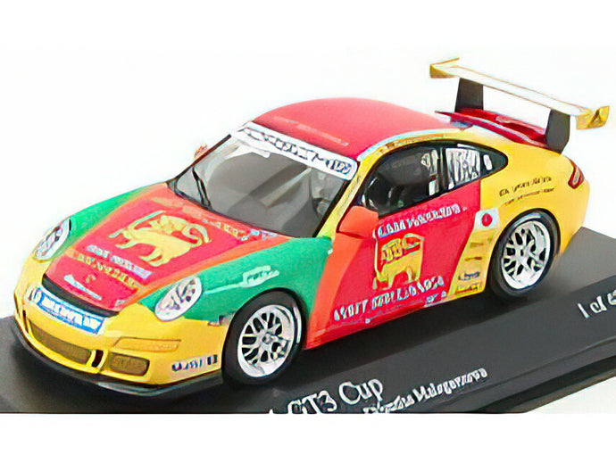 PORSCHE - 911 GT3 N 6 CARRERA CUP ASIA MACAU 2007 D.MALAGAMUWA - YELLOW RED /Minichamps 1/43 ミニカー