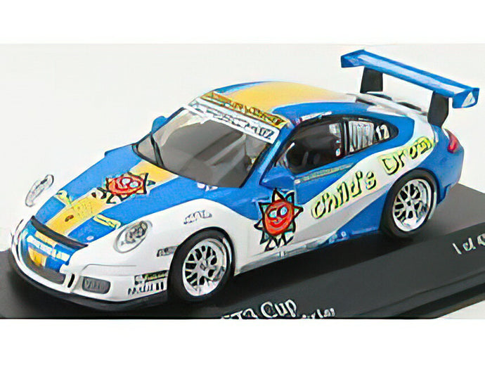 PORSCHE - 911 GT3 N 13 CARRERA CUP ASIA MACAU 2007 M.LEE - LIGHT BLUE WHITE /Minichamps 1/43 ミニカー