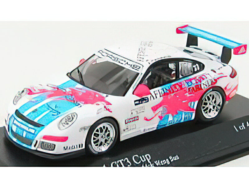 PORSCHE - 911 GT3 N 33 CARRERA CUP ASIA MACAU 2007 M.WENG SUN - WHITE LIGHT BLUE RED /Minichamps 1/43 ミニカー