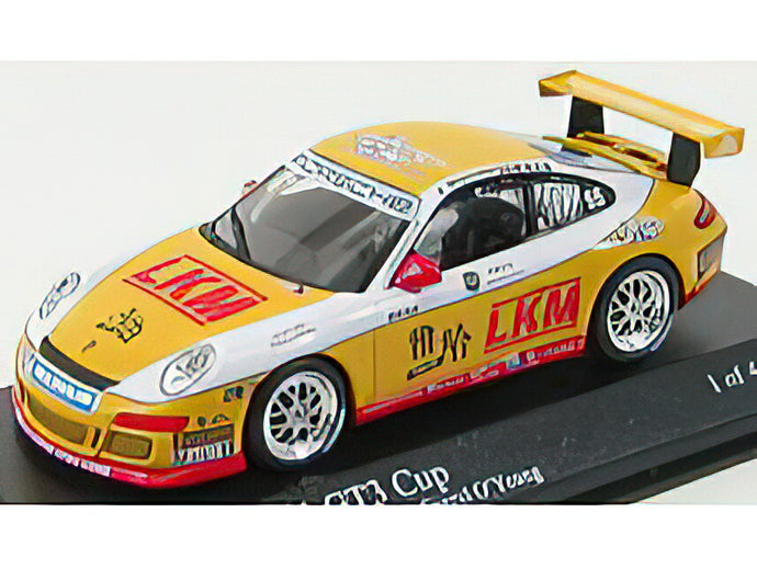 PORSCHE - 911 GT3 N 55 CARRERA CUP ASIA MACAU 2007 N.D.O'YOUNG - YELLOW WHITE /Minichamps 1/43 ミニカー