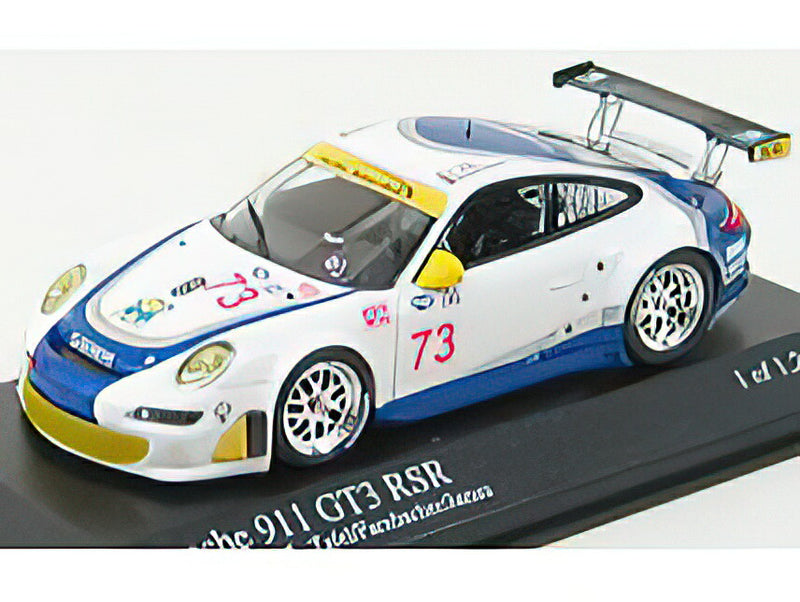 PORSCHE - 911 GT3RSR N 73 12h SEBRING 2007 TAFEL - WHITE BLUE YELLOW /Minichamps 1/43 ミニカー
