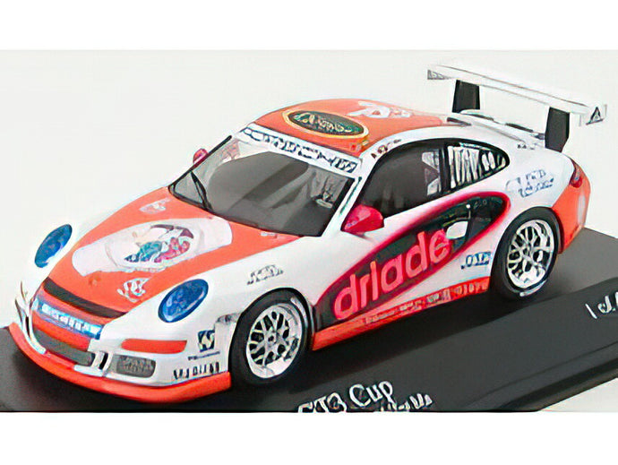PORSCHE - 911 GT3 N 98 CARRERA CUP ASIA MACAU 2007 P.MA - WHITE ORANGE /Minichamps 1/43 ミニカー