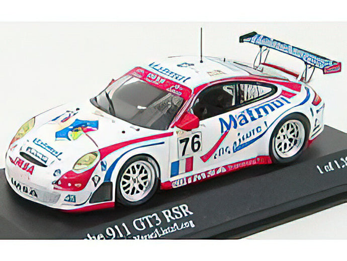 PORSCHE - 911 GT3RSR N 76 LE MANS 2007 NARAC LIETZ - WHITE RED /Minichamps 1/43 ミニカー