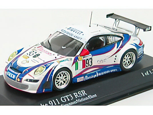PORSCHE - 911 GT3RSR N 93 AUTORLANDO SPORT 24h LE MANS 2007 SIMONSEN - WHITE BLUE /Minichamps 1/43 ミニカー