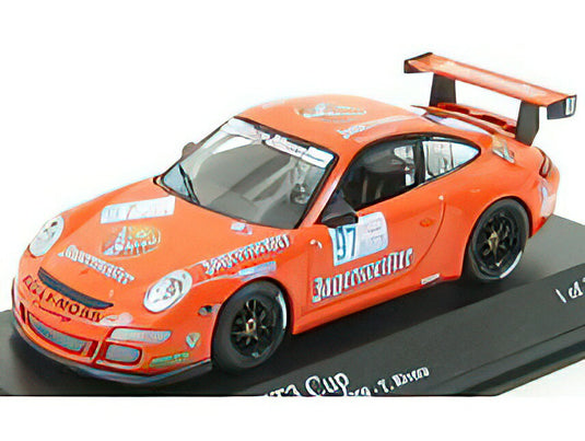 PORSCHE - 911 997 GT3 N 97 JAGERMEISTER IMSA CHALLENGE SEBRING 2008 RIVERA - ORANGE /Minichamps 1/43 ミニカー
