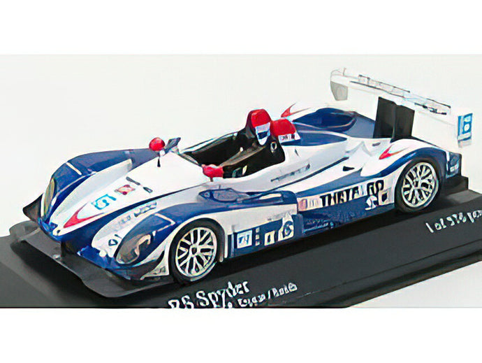 PORSCHE - RS SPIDER N 16 4th 12h SEBRING 2008 DYSON - SMITH - WHITE BLUE /Minichamps 1/43 ミニカー