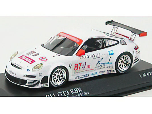 PORSCHE - 911 GT3RSR N 76 TEAM FARNBACHER LOLES MOTORSPORT 12h SEBRING 2008 WERNER - BARTHLOMEYCZIK - MILLER - WHITE /Minichamps 1/43 ミニカー