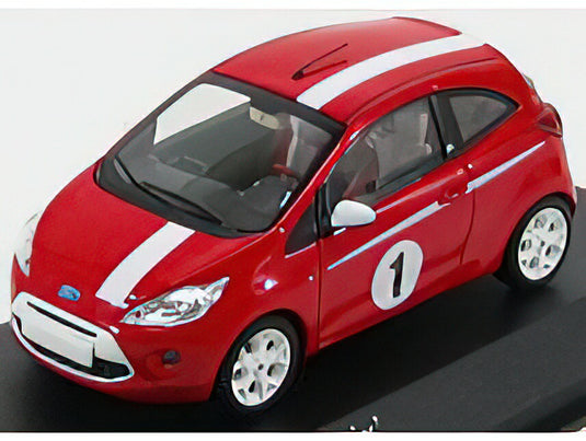 FORD ENGLAND - KA N 1 2-DOOR 2009 - RED /Minichamps 1/43 ミニカー