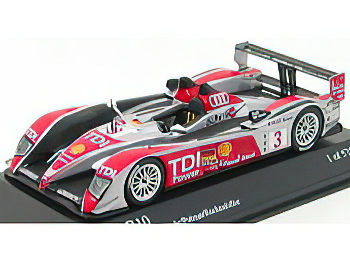 AUDI - R10 TDI N 3 4th LE MANS 2008 L.LUHR - M.ROCKENFELLER - A.PREMAT - SILVER RED BLACK /Minichamps 1/43 ミニカー