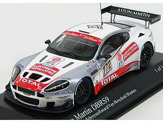 ASTON MARTIN - DBRS9 N 172 24h SPA 2009 SCHROYEN - RENARD - V.HOOYDONK - WAUTERS - WHITE RED /Minichamps 1/43 ミニカー
