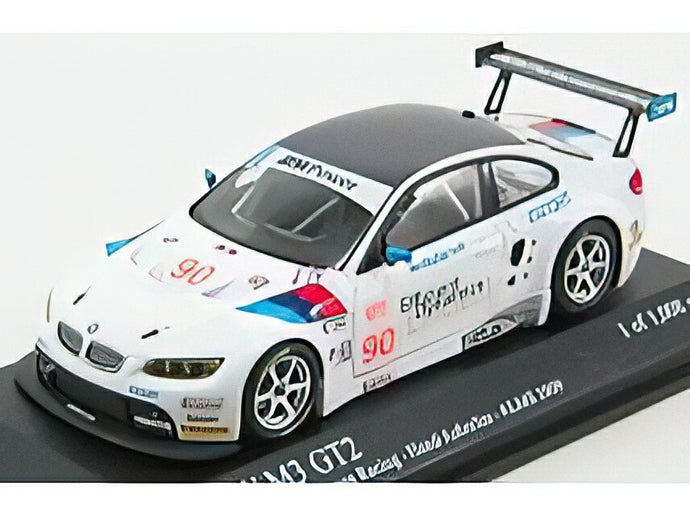 BMW - 3-SERIES M3 GT2 (E92) TEAM BMW RAHAL LETTERMAN N 90 ALMS 2009 HAND - AUBERLEN - WHITE BLACK /Minichamps 1/43 ミニカー