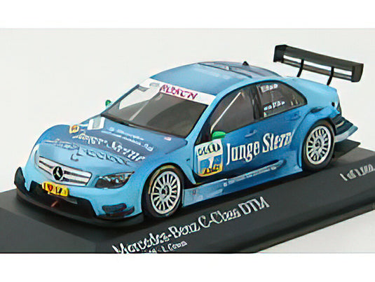 MERCEDES BENZ - C-CLASS AMG JUNGE STERNE N 7 DTM 2009 J.GREEN - 2 TONE BLUE /Minichamps 1/43 ミニカー