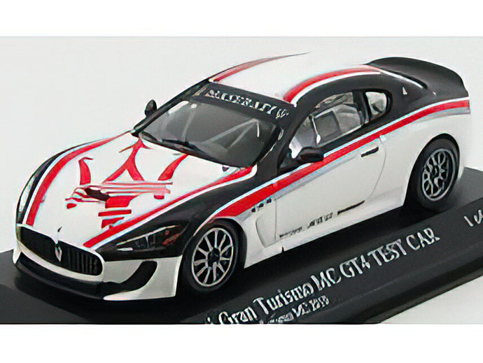 MASERATI - GRANTURISMO MC GT4 COUPE PRESS 2010 - WHITE RED BLACK /Minichamps 1/43 ミニカー