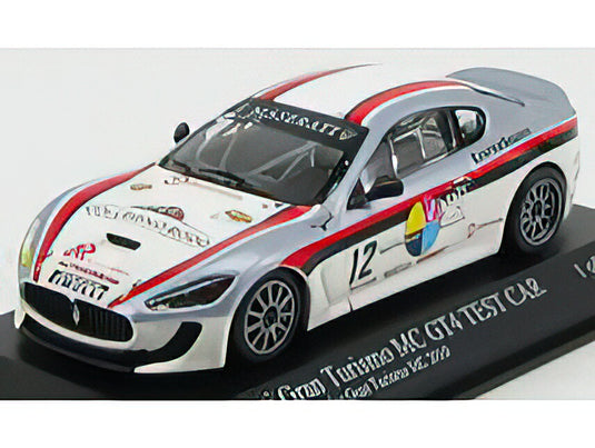 MASERATI - GRANTURISMO MC GT4 COUPE N 12 TROFEO GRANTURISMO MC 2010 SPERATI - LA MAZZA - WHITE SILVER /Minichamps 1/43 ミニカー