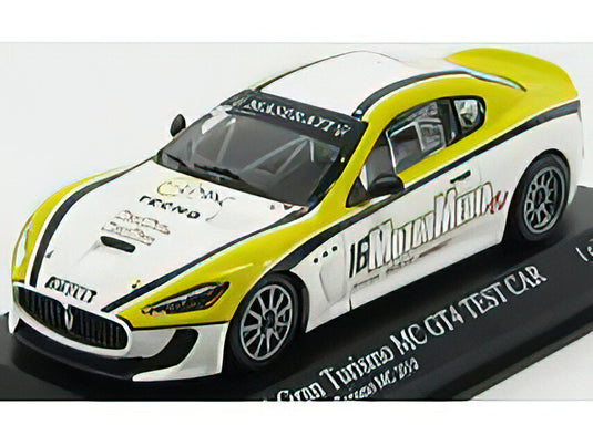 MASERATI - GRANTURISMO MC GT4 COUPE N 16 TROFEO GRANTURISMO MC 2010 NEccHI - WHITE YELLOW /Minichamps 1/43 ミニカー