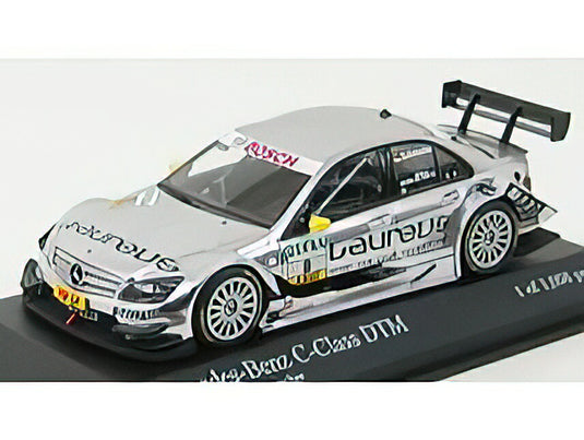 MERCEDES BENZ - C-CLASS AMG TEAM LAURES N 8 DTM 2010 R.SCHUMACHER - SILVER /Minichamps 1/43 ミニカー