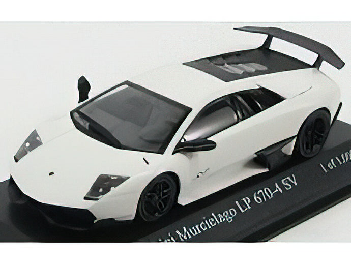 LAMBORGHINI - MURCIELAGO LP670-4 SV SUPERVELOCE 2009 - WHITE /Minichamps 1/43 ミニカー