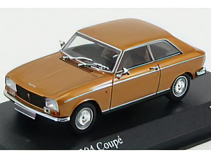 PEUGEOT - 304 COUPE 1975 - GOLD MET /Minichamps 1/43 ミニカー