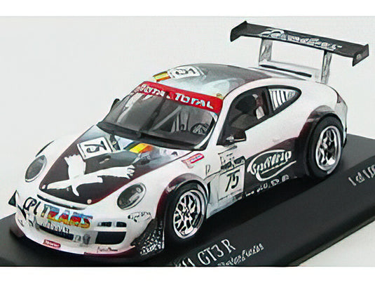 PORSCHE - 911 997-2 GT3 R TEAM PROSPEED COMPETITION N 75 24h SPA 2011 GOOSSEN - SOULET - BELCAR - WHITE MATT BLACK /Minichamps 1/43 ミニカー