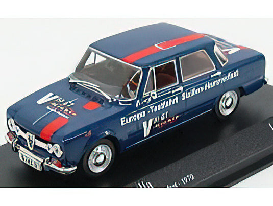 ALFA ROMEO - GIULIA EUROPA-TESTFAHRT SIZILIEN-HAMMERFEST 1970 - BLUE /Minichamps 1/43 ミニカー