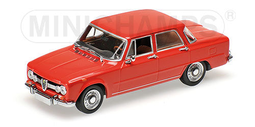 ALFA ROMEOアルファロメオ | GIULIA 1600 1970 | RED /Minichampsミニチャンプス 1/43 ミニカー