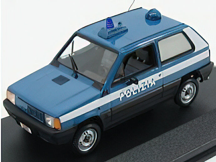FIAT - PANDA 1980 POLIZIA - POLICE - BLUE WHITE /Minichamps 1/43 ミニカー