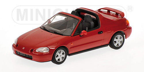 HONDAホンダ| CR-X SPIDER DEL SOL 1993 | RED /Minichampsミニチャンプス 1/43 ミニカー