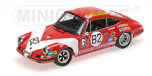 PORSCHEポルシェ | 911S TEAM KREMER RACING N 82 WINNER CLASS 1000Km ADAC 1971 KREMER - NEUHAUS | RED WHITE /Minichampsミニチャンプス 1/43 ミニカー