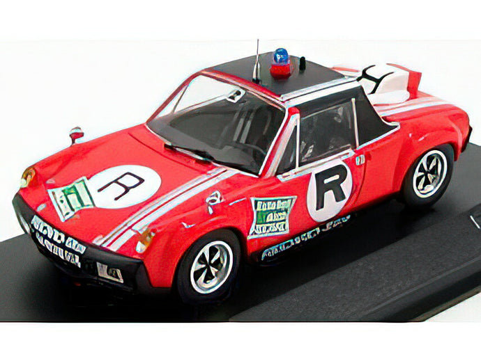PORSCHE - 914/6 ONS R2 1974 - SERVIZIO DI SICUREZZA IN PISTA - RED BLACK /Minichamps 1/43 ミニカー