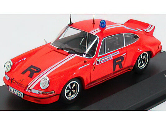 PORSCHE - 911S COUPE ONS R1 1974 - SERVIZIO DI SICUREZZA IN PISTA - RED WHITE /Minichamps 1/43 ミニカー