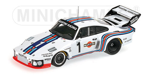 PORSCHEポルシェ | 935 TEAM MARTINI RACING N 1 WINNER 6h DIJON 1976 J.MASS - J.ICKX | WHITE BLUE RED /Minichampsミニチャンプス 1/43 ミニカー