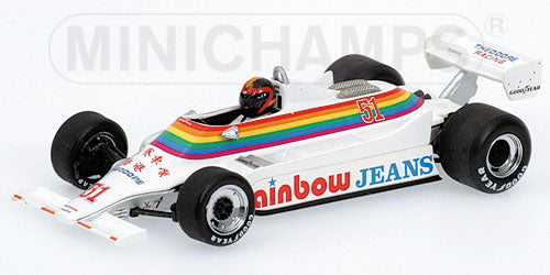 WILLIAMS | FW07 FORD N 51 GP CANADA 1980 K.COGAN | WHITE RED /Minichampsミニチャンプス 1/43 ミニカー