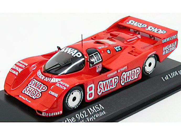 PORSCHE - 962 IMSA TEAM Swap SHOP N 8 WINNER 12h SEBRING 1985 FOYT - WOLLEK - RED /Minichamps 1/43 ミニカー