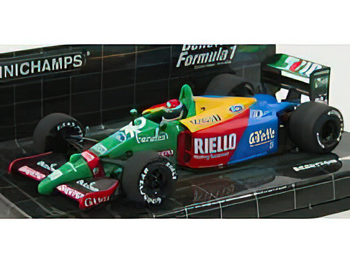 BENETTON - F1 FORD B189 N 20 1989 E.PIRRO - GREEN BLUE /Minichamps 1/43 ミニカー