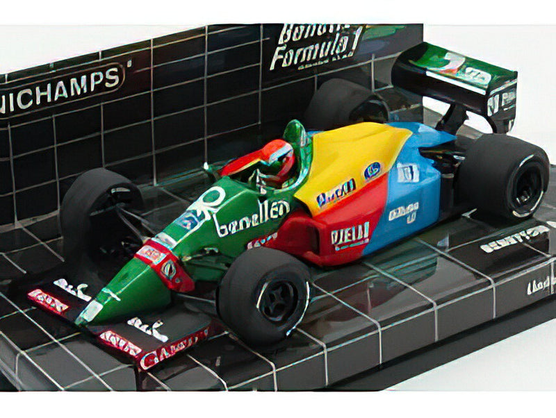 BENETTON - F1 B188 FORD N 20 1989 J.HERBERT - GREEN BLUE /Minichamps 1/43 ミニカー