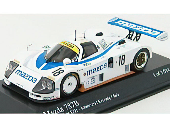 MAZDA - 787B N 18 24h LE MANS 1991 D.KENNEDY - S.JOHANSSON - M.S.SALA - WHITE /Minichamps 1/43 ミニカー