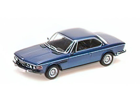BMW - 3.0 CS COUPE 1968 - BLUE MET /Minichampsミニチャンプス 1/43 ミニカー