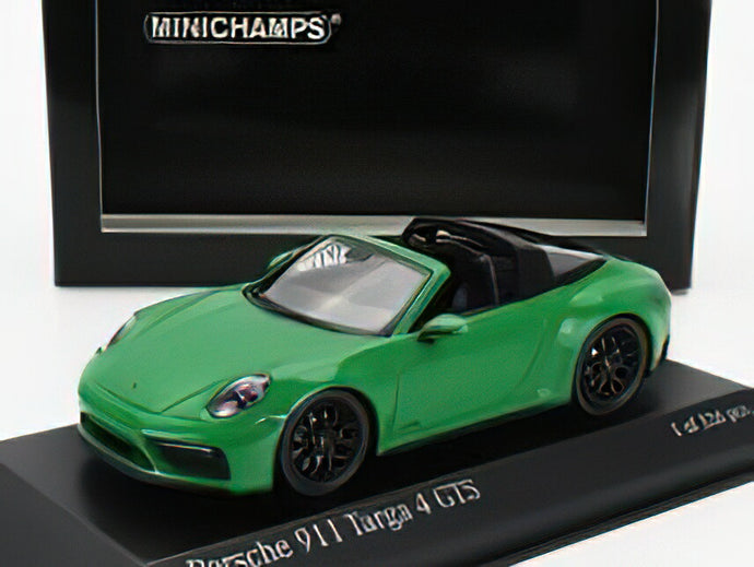 Porsche 911 992 Targa 4 GTS 2022 グリーン/ MINICHAMPS 1/43 ミニカー