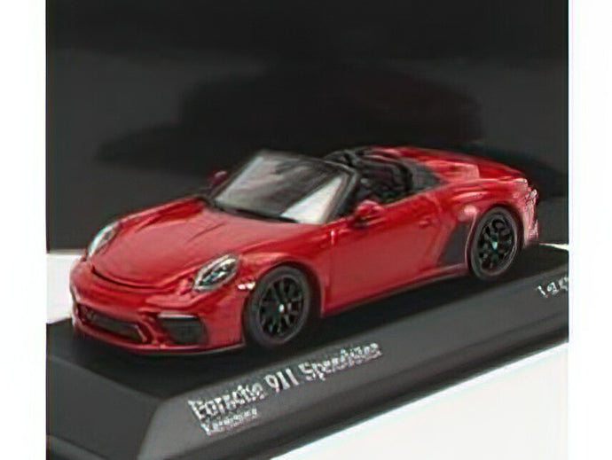 PORSCHEポルシェ 911 991 SPEEDSTER CABRIOLET 2019 - DARK RED MET /Minichampsミニチャンプス 1/43 ミニカー