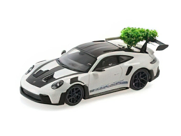 【予約】1-3月以降発売予定PORSCHE - 911 992 GT3 RS COUPE 2023 - BLUE WHEELS - CHRISTMAS EDITION 2023 - WHITE BLACK /Minichamps 1/43 ミニカー