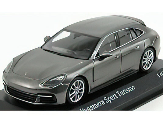 PORSCHE - PANAMERA 4S DIESEL SPORT TURISMO 2017 - GREY MET /Minichamps 1/43 ミニカー