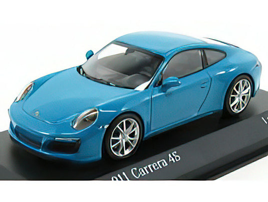 PORSCHE - 911 991-2 CARRERA 4S COUPE 2017 - BLUE /Minichamps 1/43 ミニカー