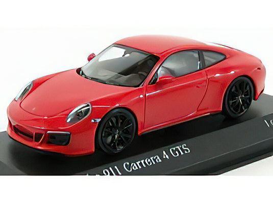 PORSCHE - 911 991-2 CARRERA 4 GTS 2017 - RED /Minichamps 1/43 ミニカー