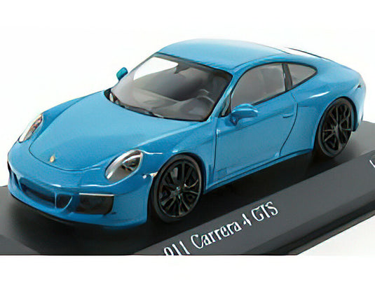 PORSCHE - 911 991-2 CARRERA 4 GTS 2017 - BLUE /Minichamps 1/43 ミニカー